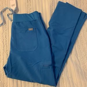 FIGS Yola High Waisted Skinny Scrub Pants 2.0 - Capri Blue